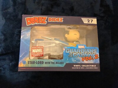 Funko Pop Dorbz Ridez Star Lord Milano 27 Marvel Collector Corps Vinyl Figur 