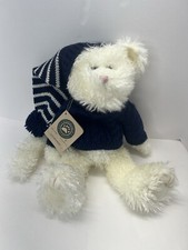 Boyds Bears Friends Taylor Purrski White Cat With Blue Sweater And Cap 912095