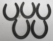 Real Full Size Horseshoe Unfinished Steel Stamped St Croix Forge Lot Of 5