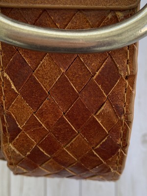 Vera Pelle Women\'s Brown Distressed Italian Leather Belt NWT Size Small Vera pelle belt womens - Gem main image 3
