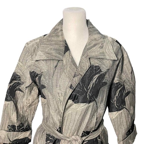 Caroline Rose Wrap Jacket Women S Floral Mature Evening Event Tailored Textured - Picture 2 of 12