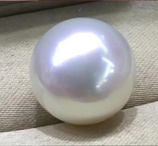 Huge 13mm Natural South Sea Genuine White Round Loose Pearl Undrilled 1672