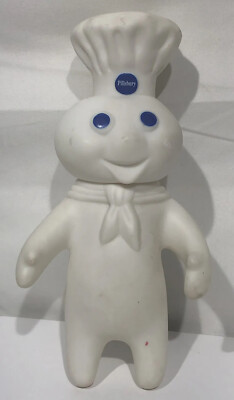 Vintage 1971 Pillsbury Dough Boy Doll 7 in Rubber Complete