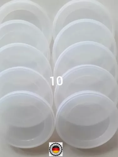 10 Frischhaltedeckel Dosendeckel 74mm Konservendosen auch für Tiernahrung Dose