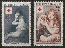 N° 1006/07**  PAIRE CROIX-ROUGE 1954