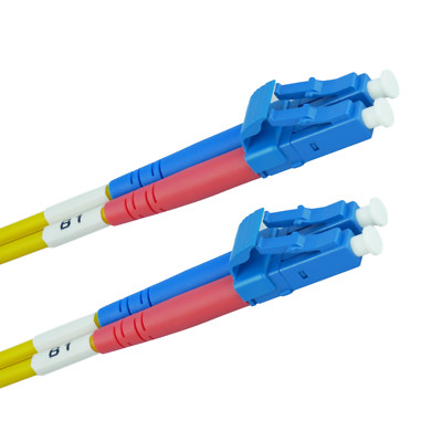 Glasfaser LWL Patchkabel OS2 Singelmode LC - LC Duplex 9/125 Gelb LSOH Fibre