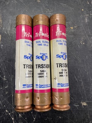 Boîte De 10 Fusibles GOULD SHAWMUT TRI-ONIC TRS2R 2A 600V - Neufs Sous Blister (NIB)