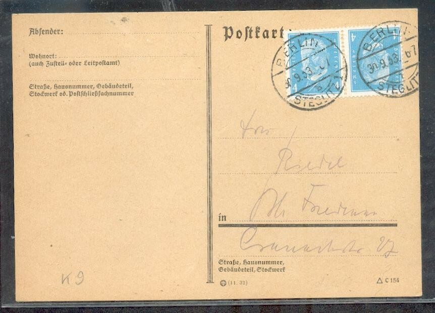 Dr. ZusDr. K9 Beautiful Letter 100EUR (G0742