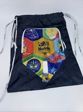 Modelo Cerveza Soccer Design Drawstring Bag Backpack With Bottle Opener Attached