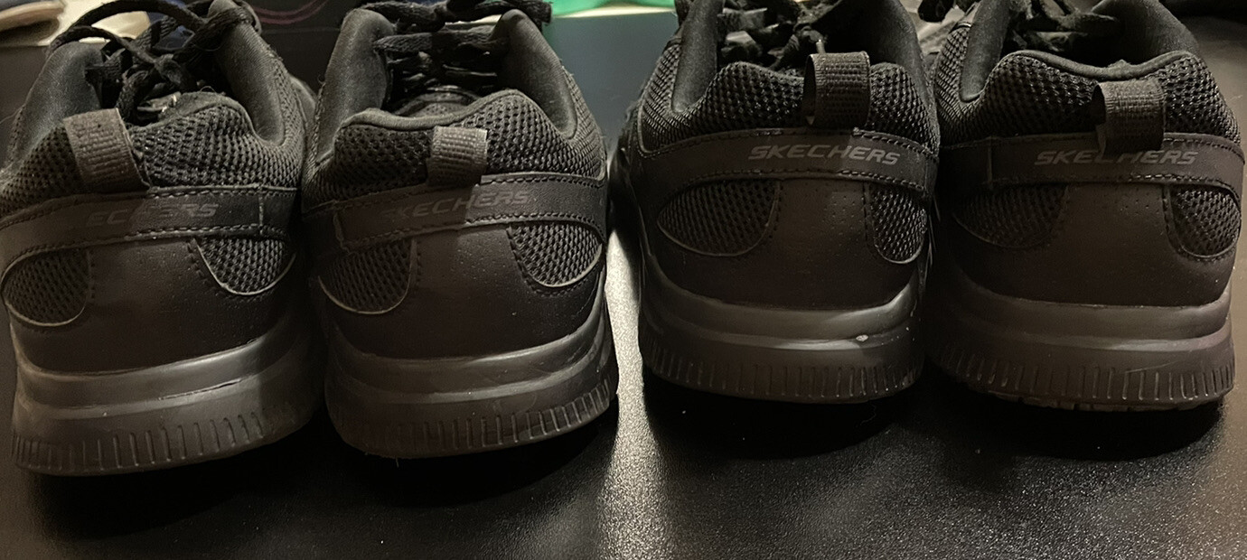 LOTTO Scarpe da Lavoro Uomo Skechers Flex Advantage SR 77040 Nero Antiscivolo 7 5