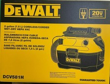 DEWALT DCV582 18V Yellow Wet/Dry Vacuum 