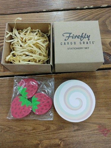FIREFLY SERENITY “KAYLEY’S UMBRELLA / PARASOL w/ STRAWBERRIES” STATIONARY SET
