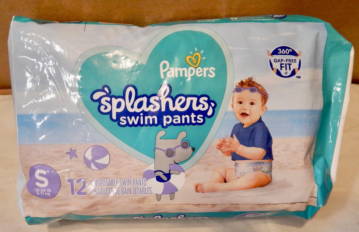 Pampers Splashers Swim Pants You Choose Size 360 Gap Free Fit P&G