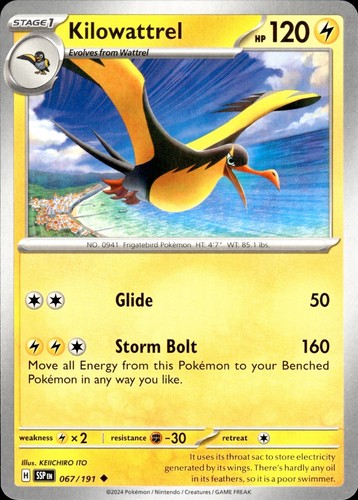 cetitan pokemon card price Amazon.com: Pokemon - Cetitan 201/191 - Surging Sparks main image 0