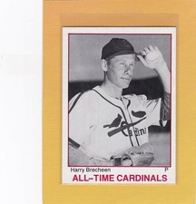 1983 TCMA ALL TIME CARDINALS HARRY BRECHEEN #9 NRMT *65389