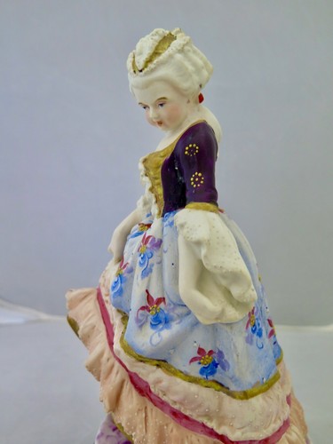 Antique Porcelain Lady & Mouse - Picture 7 of 12