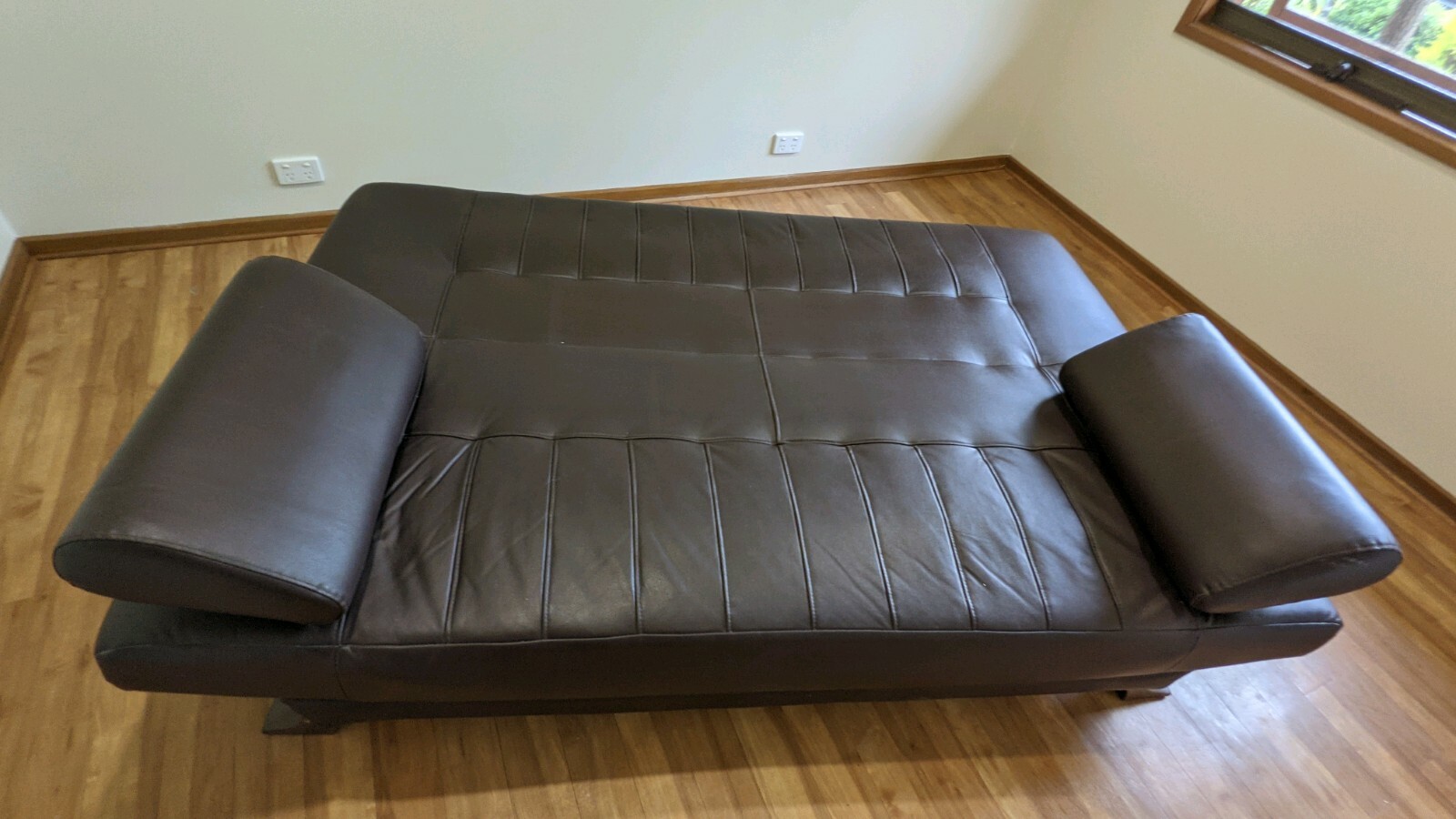 Faux Leather Sofa Bed eBay