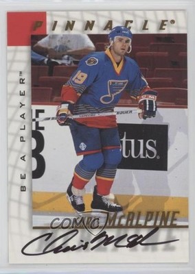 1997-98 Pinnacle Be A Player Auto Chris McAlpine #82 Auto 1o3