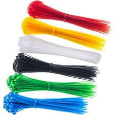 8 Inch Zip Ties Tying Length 6.7" , 120pcs Nylon Cable Ties
