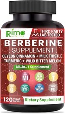 Berberine with Ceylon Cinnamon - Berberine Supplement - Bitter Melon - Red Yeast