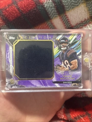 2024 Topps Inception - Rookie Jumbo Relics Caleb Williams Purple /125 (MEM, RC)