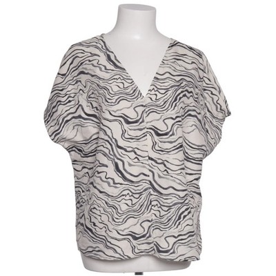 Primark Cares, Top, Größe: 38, Weiß/Schwarz/Grau, Polyester, Zebra, Damen #qz9