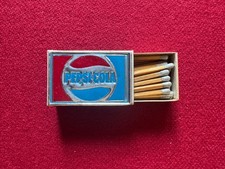 1970's, Pepsi Cola "Un-Used", Silver Tipped Box of Matches (Scarce / Vintage)