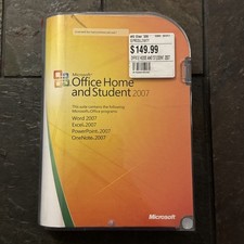 Microsoft Office Home and Student 2007 PC Software w/ Product Key