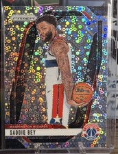 SADDIQ BEY 2024-25 Panini Prizm BLACK  Hyper Refractor #44 Wizards 1 Of 1