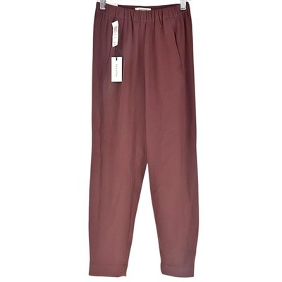 BABATON ARITZIA NWT Dexter Mid-Rise Pull-On Dress Jogger Pant in Truffle Sz XXS