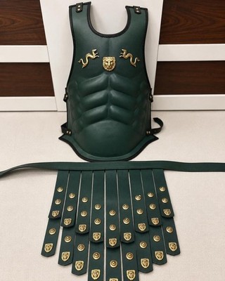 Roman Greek Leather Muscle Armor Breastplate | Medieval Warrior Chestplate | Spa