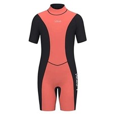Hevto Shorty Wetsuit Women 16 Pink 3/2 Neoprene Surf Diving 061 NWT