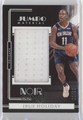 2019-20 Panini Noir Jumbo Material 11/99 Jrue Holiday #JM-JRU 0cv3
