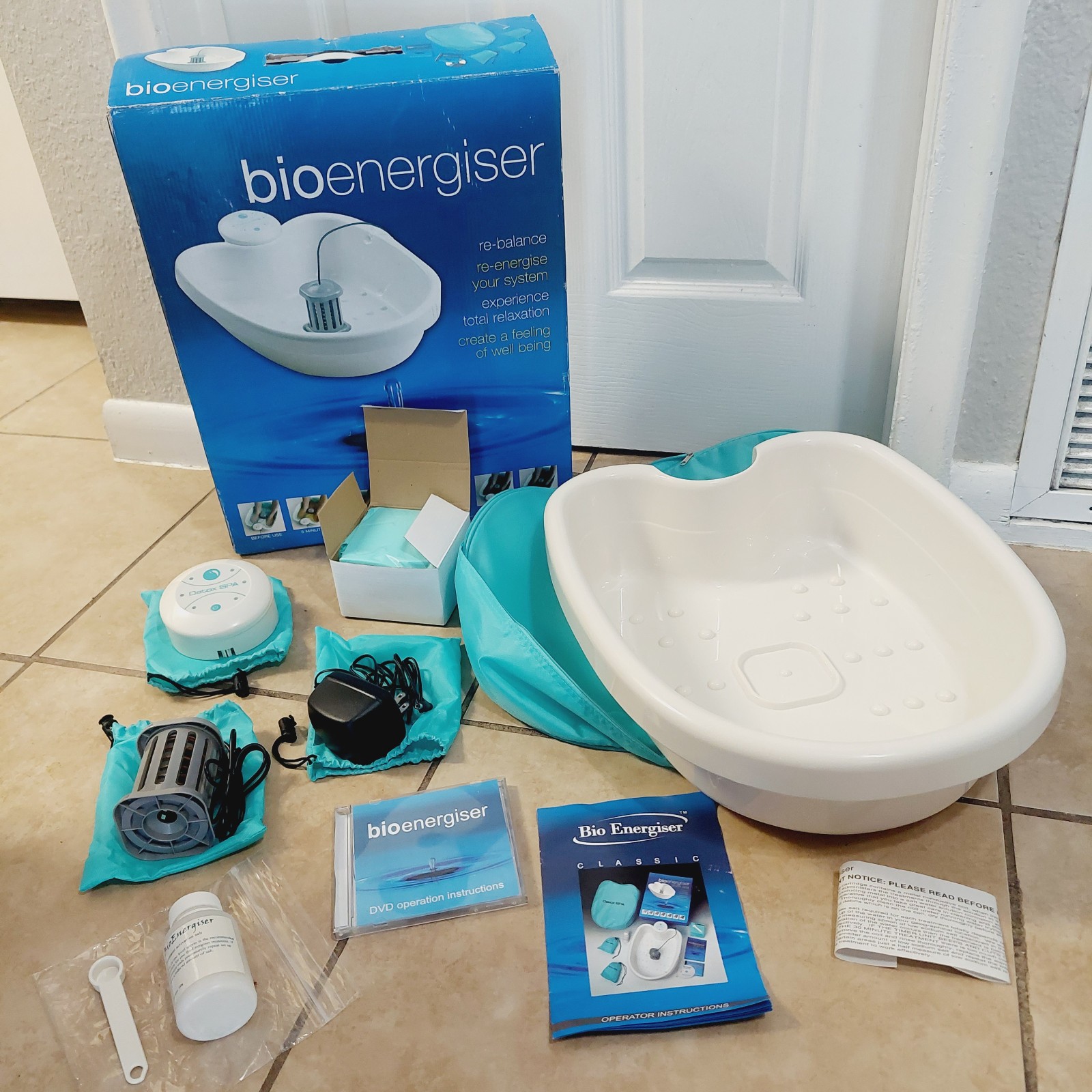 BioEnergiser Foot Spa Pro | Foot Bath Basin Machine for Achi
