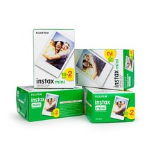 4x Fuji Instax Mini Pellicola Sofortbildfilm Pacco Doppio 80 Immagine per 8 9 11