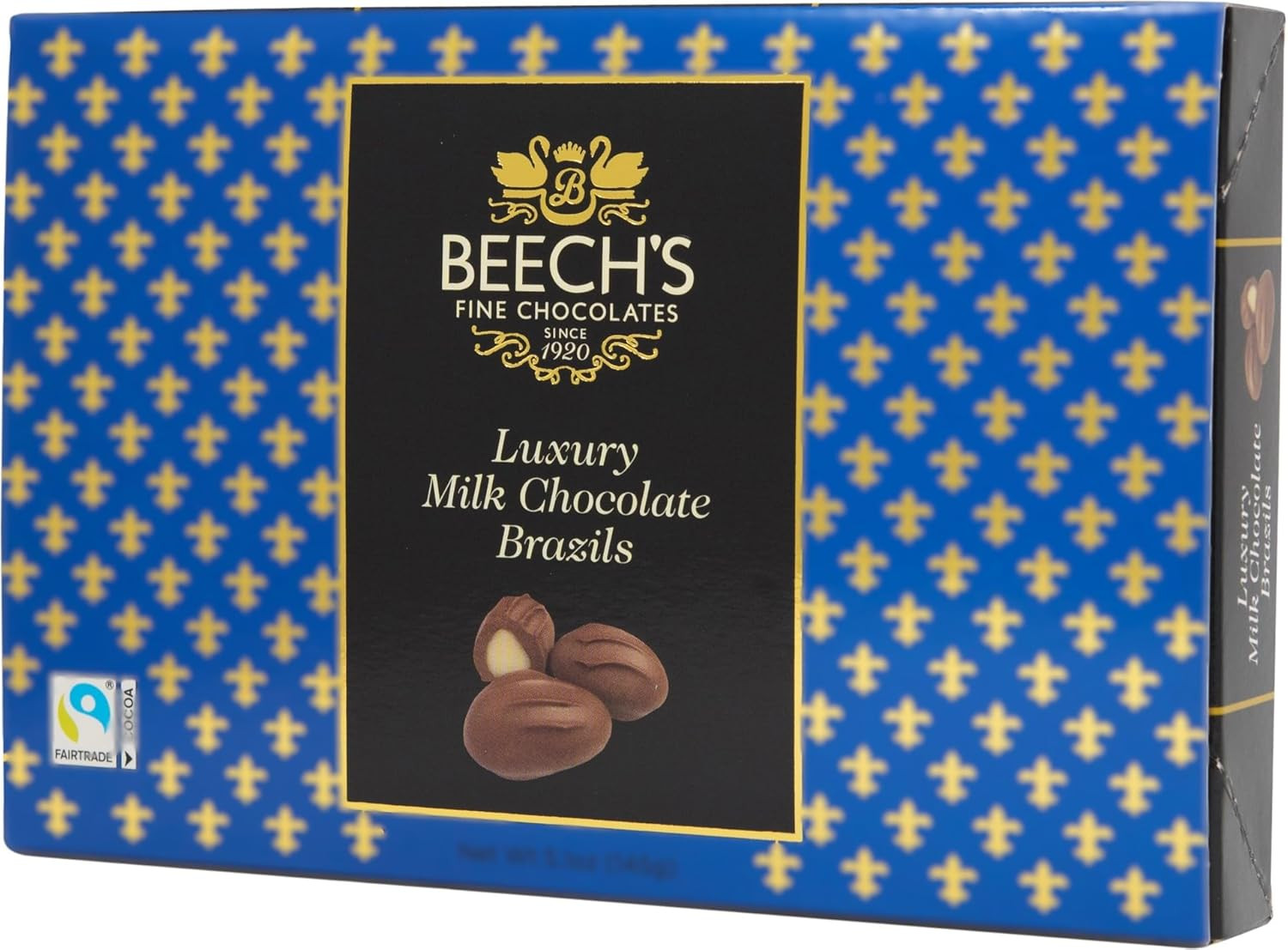 Milk Chocolate Brazils, 145G - Premium Chocolate-Covered Brazil Nuts