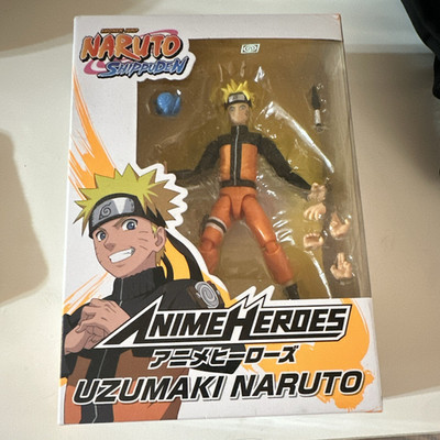Anime Heroes Naruto Shippuden Naruto Uzumaki Action Figure w/ Alternate Hands