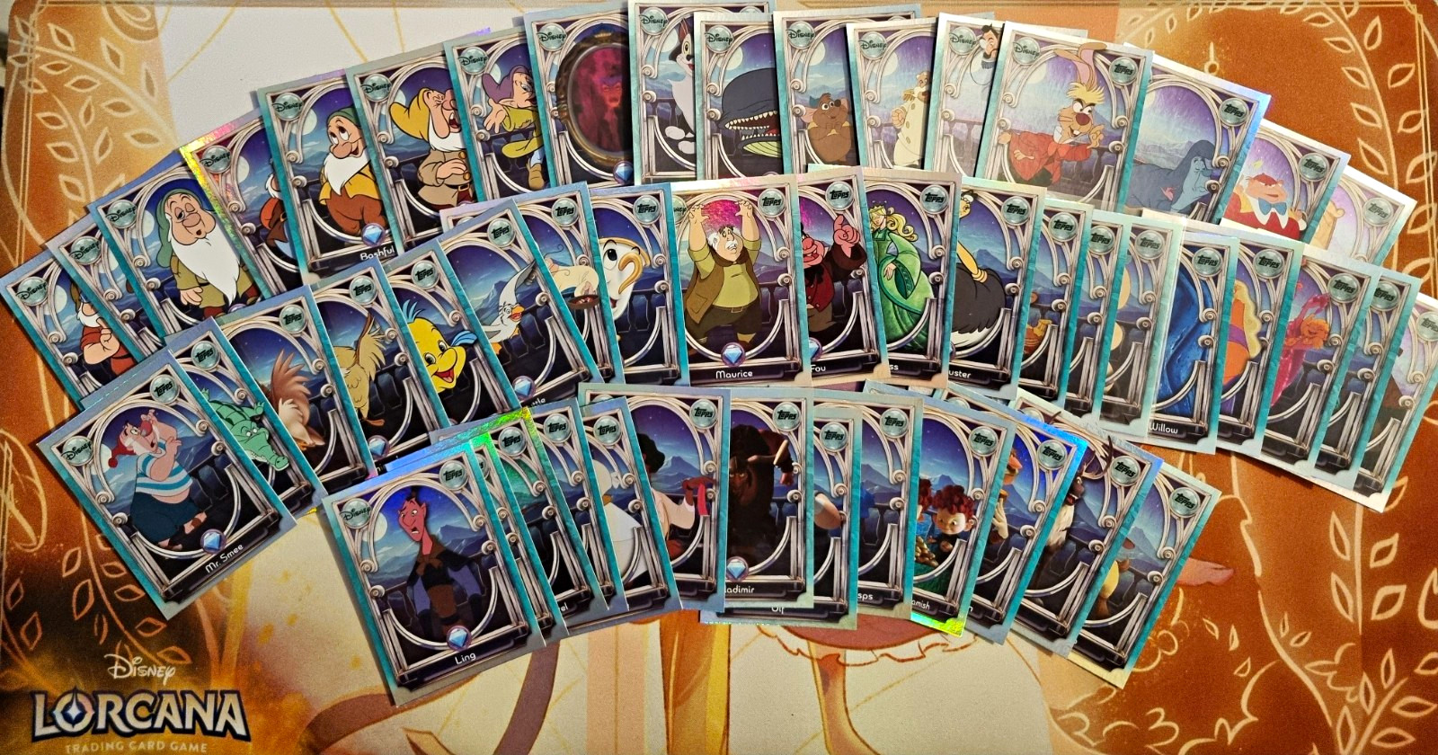 2025 Topps Disney Wonder Complete Tier 2 Base Set (50 Foil Cards)