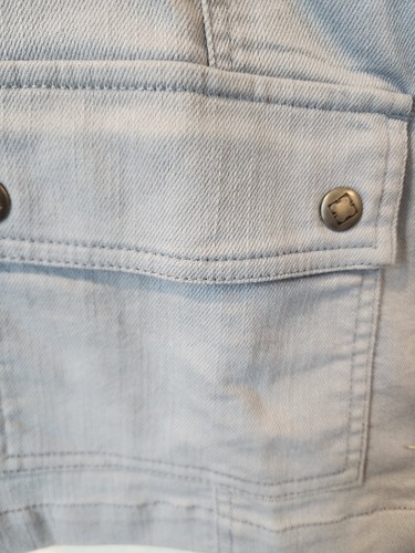 Blazer En Jean Stretch Liz Claiborne - Taille S - Occasion Très Bon état - Bleu - Fabriqué En Turquie