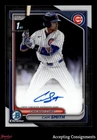 2024 Bowman Chrome Draft Autographs #CPACS Cam Smith 1st Rookie AUTO CUBS