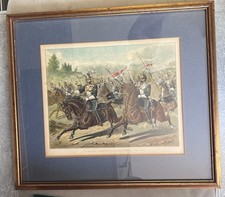 17th Lancers Dispersing in Pursuit, During A Field Day by Richard Simkin c. 1880