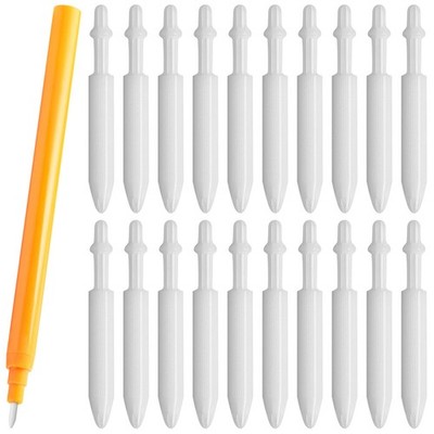20 Pcs Paint Pen Tips Replacement Office Writing Markers Refillable Metal