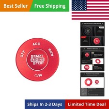 Car Interior Accessories Red Start Engine Stop Button Cover Stickers Fit For ... Car Interior Accessories Red Start Engine Stop Button Cover Stickers Fit For ...