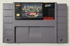 Jeopardy: Deluxe Edition - Super Nintendo *Tested & Working* SNES