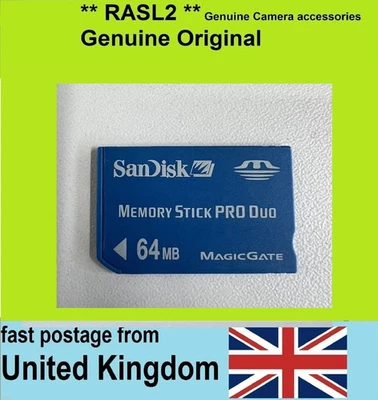 Memory Stick Pro Duo For Sony OLD Digital Camera, Handycam, PSP, PHONE, PDA - Image 1 of 3