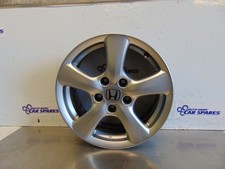 Honda Civic Alloy wheel Mk8 06-11 6.5Jx16 5x114.3 5 spoke SMG665A Silver C