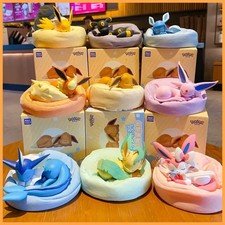 Evoli Evee Pokemon Figur Aquana Flamara Blitza Psiana Nachtara Schlaf