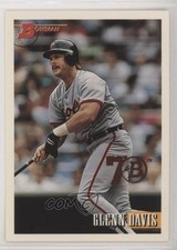 2017 Bowman 70th Anniversary Buybacks Bronze Glenn Davis #1993-1 fm0
