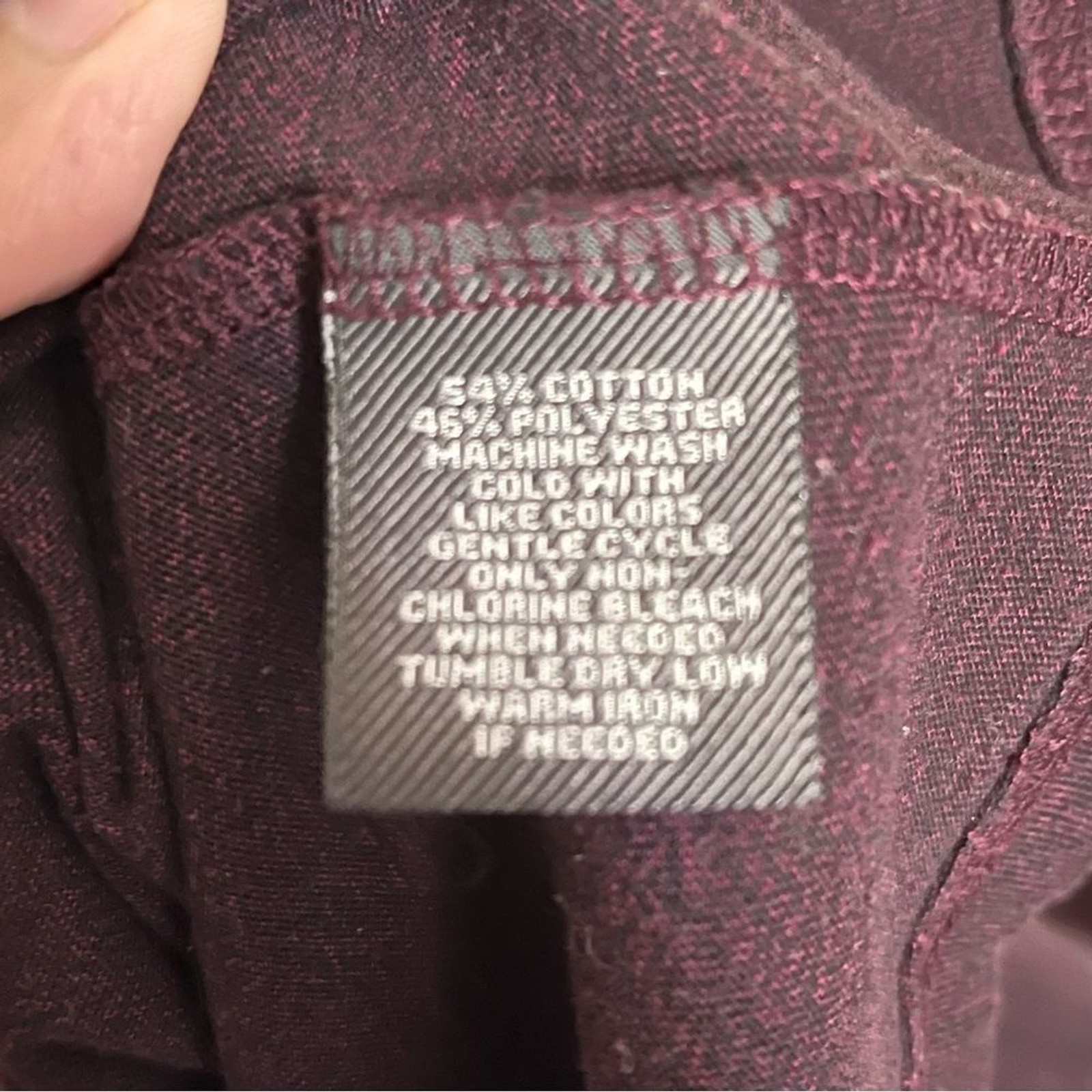 John Bartlett Consensus Maroon Heathered Long Sle… - image 7