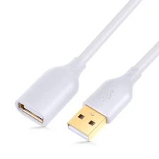 Besgoods USB Extension Cable 10 ft Type A Male to A Female USB 2.0 Cable Exte...